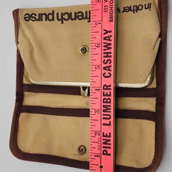 Porte-Monnaie Pour... in other words... french purse Canvas Wallet - Picture 7 of 9